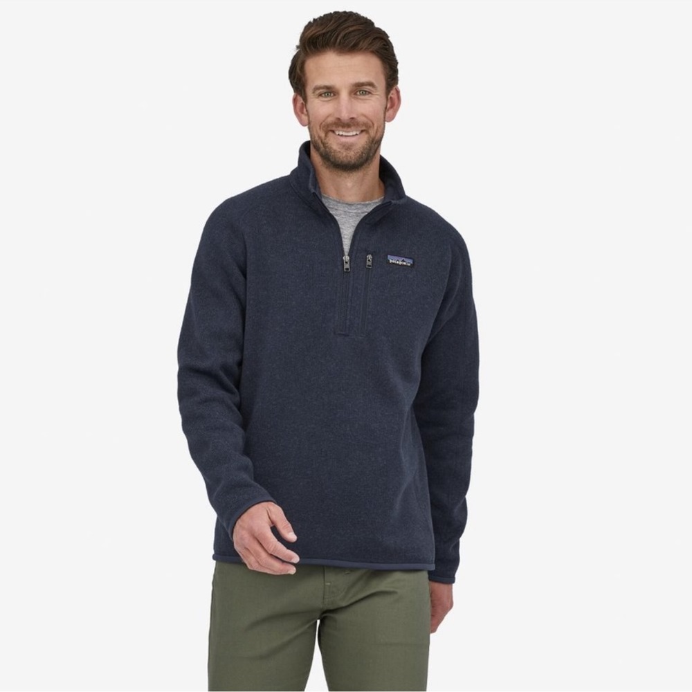 Patagonia Better Sweater Quarter Zip Navy Blue Men’s Size Small